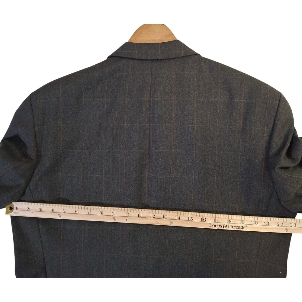Ralph Lauren Polo University Club Sport Coat Men's 46 Jacket Wool Plaid Canada